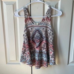 flowy western top from Ginger G